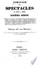 Almanach des spectacles ...