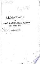 Almanach du clergé catholique romain (de la Belgique) pour les années 1822-1826