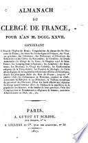 Almanach du clergé de France