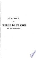 Almanach du clergé de France