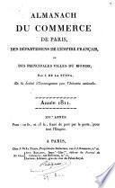 Almanach du commerce de Paris, des départemens de la France et des principales villes du monde