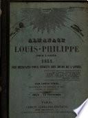 Almanach Louis-Philippe pour l'année 1851