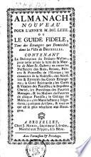 Almanach nouveau pour l'année 1772