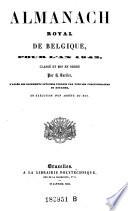 Almanach royal de Belgique