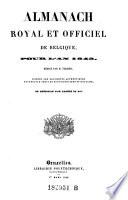 Almanach royal de Belgique