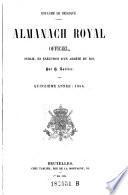 Almanach royal de Belgique