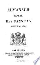 Almanach royal des Pays-Bas