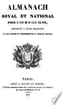 Almanach royal et national