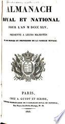Almanach royal et national