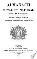 Almanach royal et national