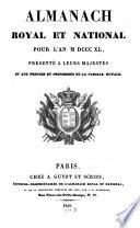 Almanach royal et national