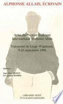 Alphonse Allais, écrivain