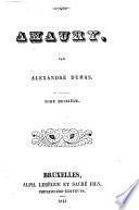 Amaury par Alexandre Dumas