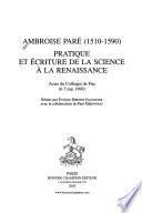 Ambroise Paré, 1510-1590
