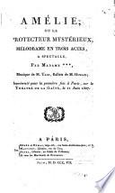Amélie, ou, Le protecteur mystérieux