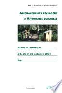 Aménagements paysagers et approches durables