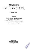 Analecta bollandiana