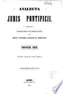 Analecta juris pontificii