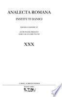 Analecta Romana Instituti Danici
