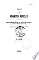 Analectes médicaux ou Recueil de faits qui ont rapport à l'art de guérir et qui se sont passés dans le ressort de la ville et du Franc de Bruges