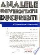 Analele Universității București