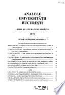 Analele Universităţii Bucureşti