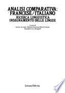Analisi comparativa, francese/italiano