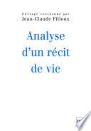 Analyse d'un récit de vie
