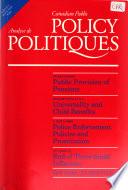 Analyse de Politiques
