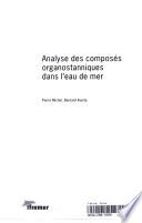 Analyse des composés organostanniques dans l'eau de mer