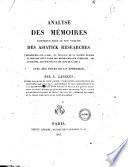 Analyse des mémoires contenus dans le 14. volume des Asiatick researches. (Recherches sur l'Asie, ou travaux de la société établie au Bengale pour faire des recherches sur l'histoire, les antiquités, les sciences et les arts de l'Asie.) Avec des notes et un appendice par L. Langlès, membre honoraire de cette société, ..