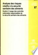 Analyse des risques relatifs à la sécurité sanitaire des aliments