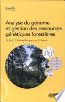 Livre Analyse du génome et gestion des ressources génétiques forestières