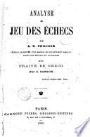 Analyse du jeu des echecs