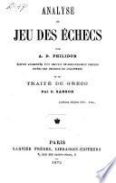 Analyse du jeu des échecs