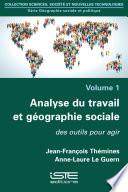Analyse du travail et géographie sociale