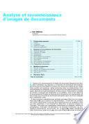 Analyse et reconnaissance d’images de documents