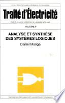 Analyse et synthèse des systèmes logiques