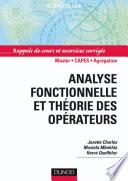 Analyse fonctionnelle et théorie des opérateurs