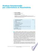 Analyse Fonctionnelle par Colorimetrie et Fluorimetrie