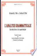 Analyse grammaticale