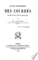 Analyse infinitésimale des courbes tracées sur une surface quelconque