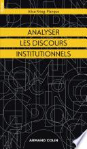 Analyser les discours institutionnels