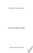 Analyser les politiques publiques