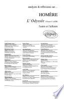 Analyses & réflexions sur-- Homère