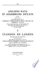 Anciens pays et assemblées d'états
