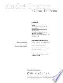 André Breton: Livres I, 7 au 9 avril 2003