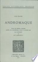 Andromaque : texte de l''édition originale (1667)