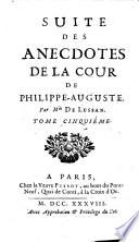 Anecdotes De La Cour De Philippe-Auguste