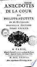 Anecdotes de la cour de Philippe-Auguste. Par Mle De Lussan. Nouvelle édition. Tome premier [- tome sixième]